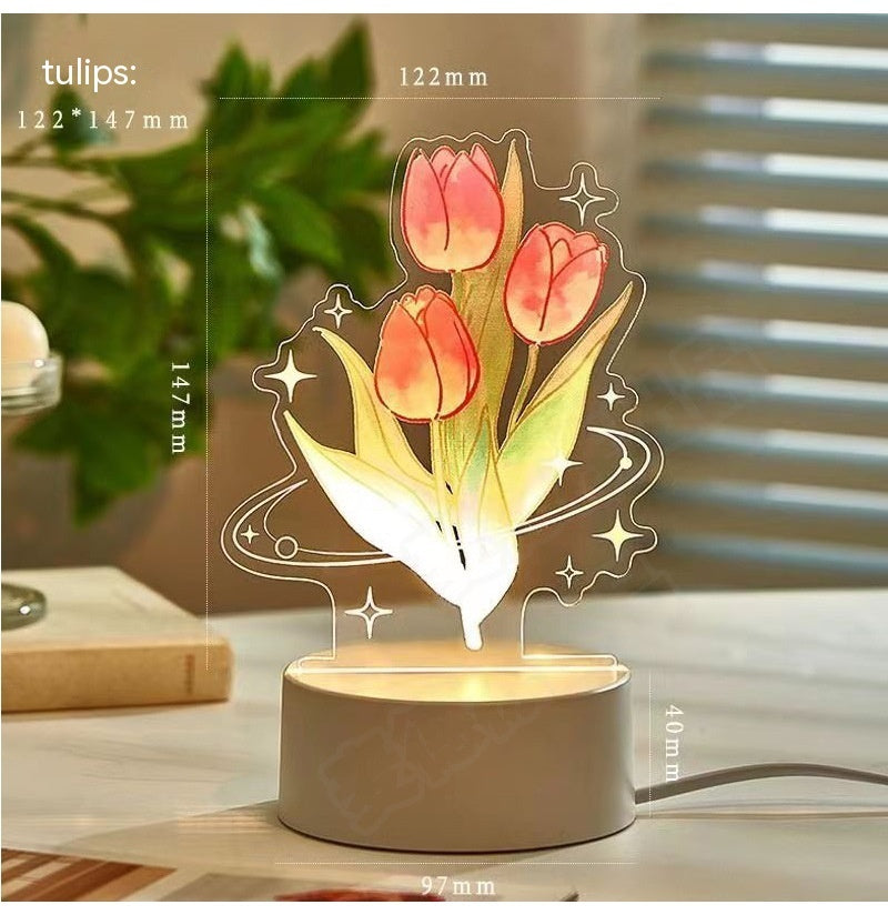 Never-fading Rose Night Light